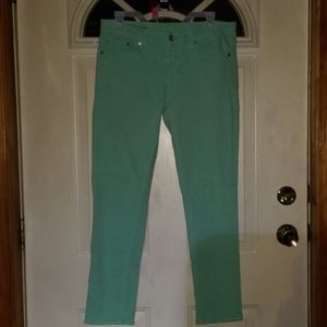 Mint Green Women's Jeans